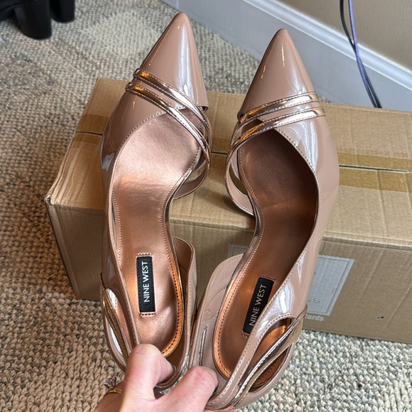 NWOT • Nine West • Women's Findme Pump • Clay/Gold • Size 10M • FABULOUS! - Picture 13 of 17
